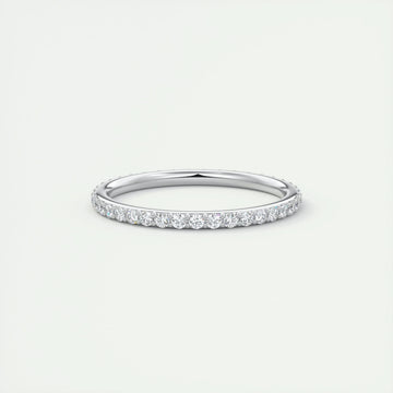 1.5mm Round EF- VVS Lab Grown Diamond Full Eternity Wedding Band