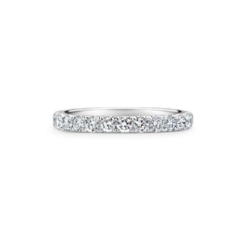 2.50mm Round Shaped Lab Grown Diamond Full Eternity Wedding Band