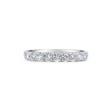 3.0mm Round Full Eternity Lab Grown Diamond Wedding Band