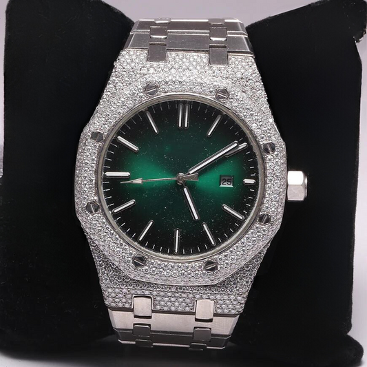 Moissanite Watch Handmade Watch Swiss Watch Movement Automatic Watch For Man