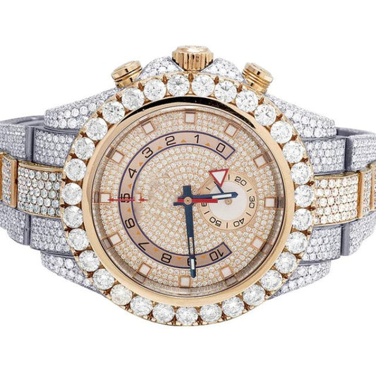 Rolex Yatch Master Round 44mm VVS Diamond Iced Out