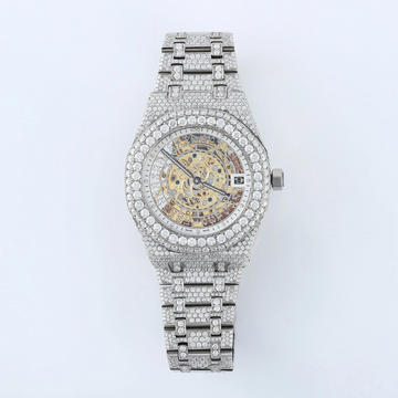 HIP HOP WATCH, MOISSANITE WATCH, BLING WATCH, BUSTDOWN WATCH