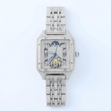 AUTOMATIC MOVEMENT VVS MOISSANITE ICED OUT DIAMOND WATCH