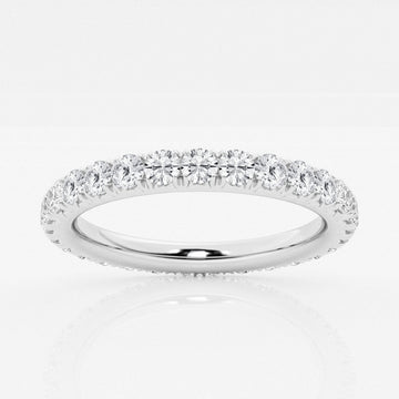 Round F-VS2 Lab Grown Diamond Full Eternity Wedding Band