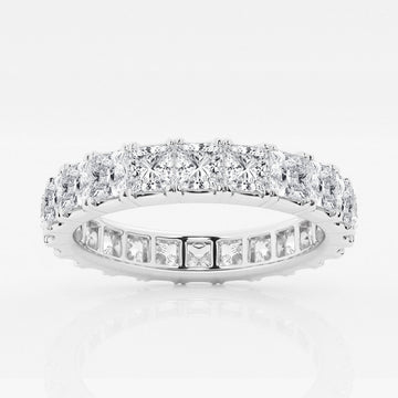 3mm Princess F-VS2 Lab Grown Diamond Eternity Wedding Band