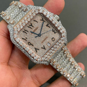 VVS Moissanite Diamond, Automatic Watch